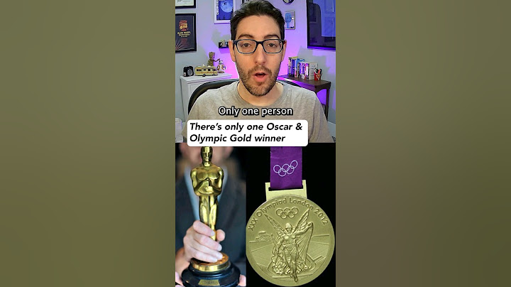 Only 1 person won Olympic Gold and an Oscar