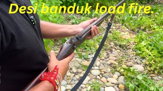 Desi banduk load and fire. देसी बंदूक फायर करने का तरीका | Topidar banduk | Muzzleloader gun firing.