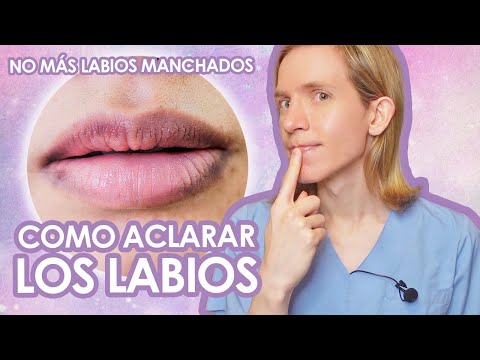 Video: 3 formas sencillas de aclarar los labios oscuros de forma permanente