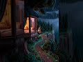 Rest amongst the Village in the trees🌲💤 #soothingsounds #rainfall #tranquil #naturesounds  #calming
