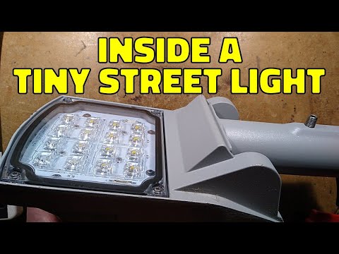 Inside a tiny ASD Diamond British street light