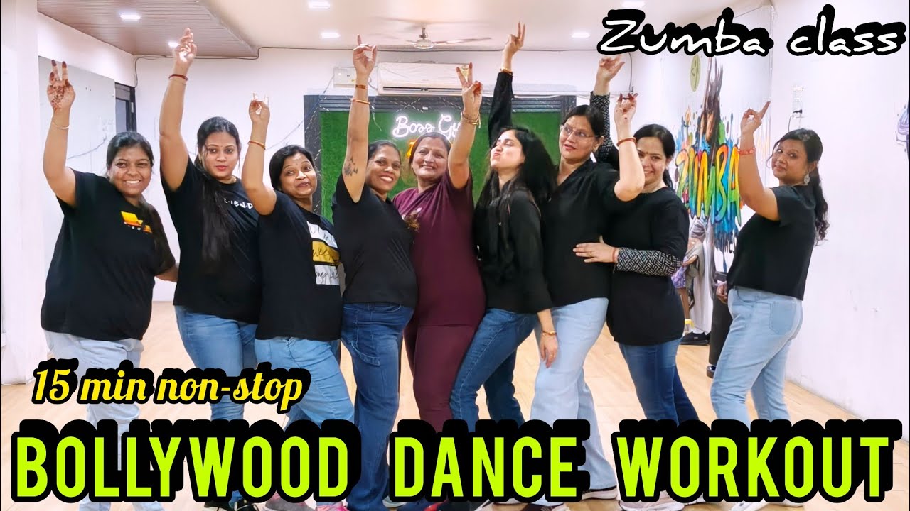 15 min nonstop 💥 Zumba dance workout bollywood songs 💥 high energy dance workout 