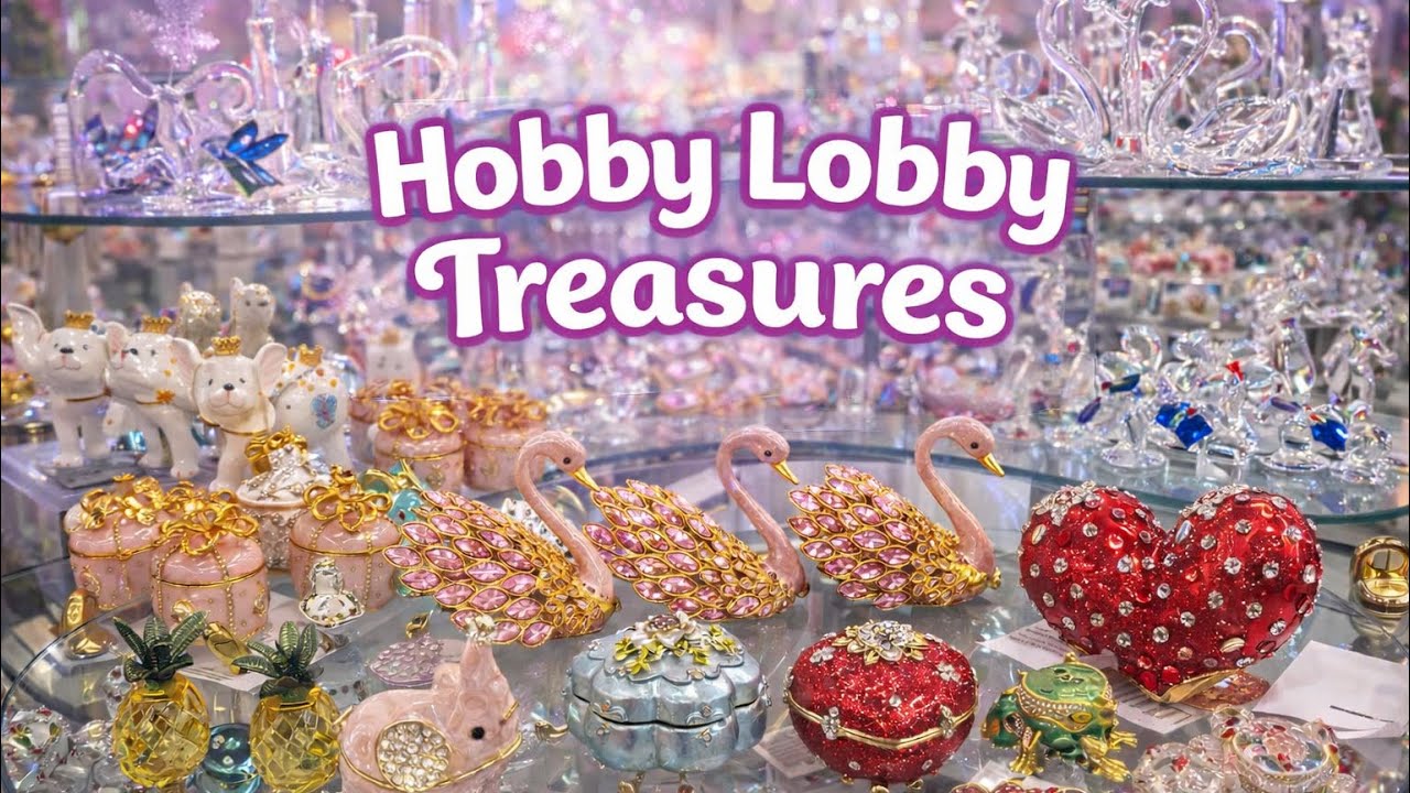 🛍️ Блестящие и потрясающие находки в Hobby Lobby!
