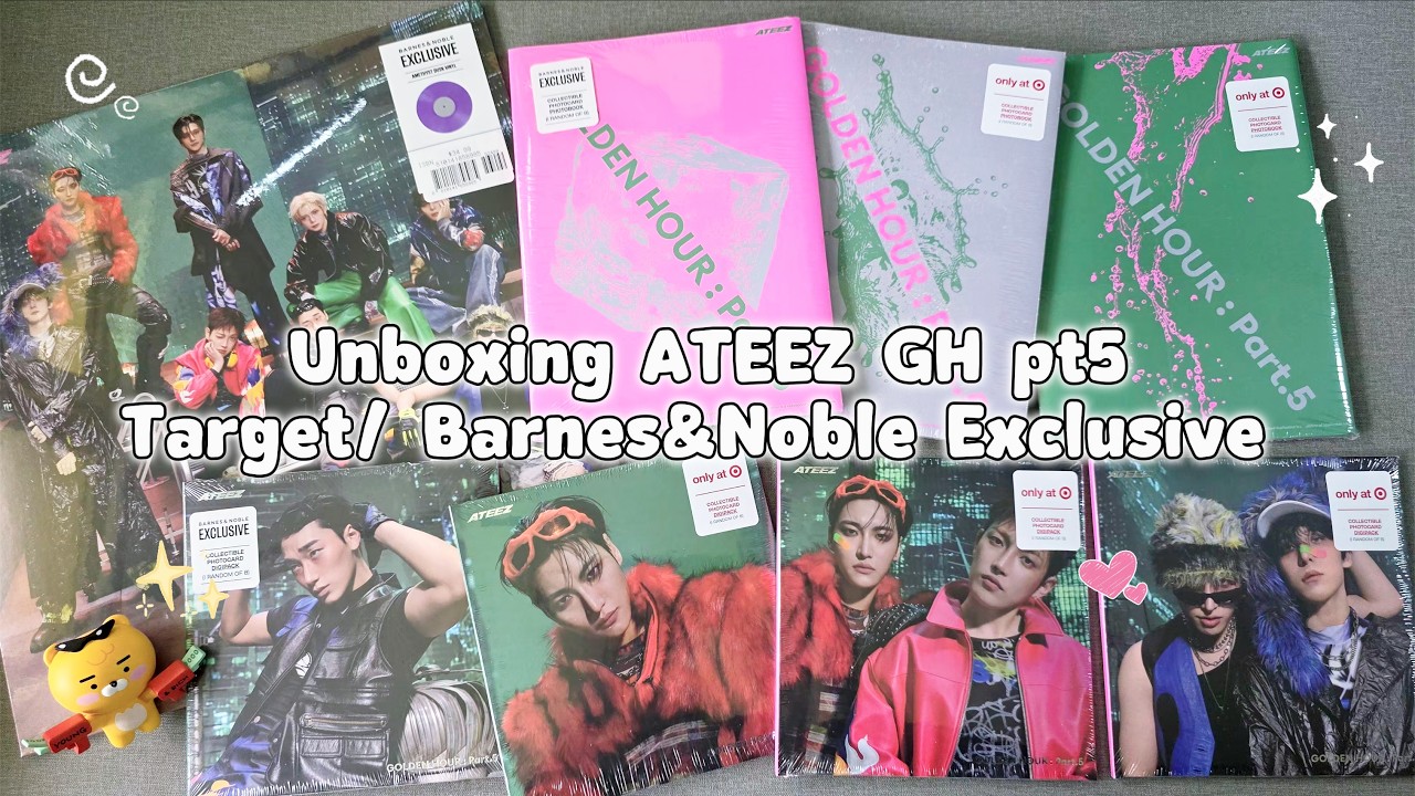 ATEEZ Golden Hour Part 5 Target and Barnes & Noble Exclusive