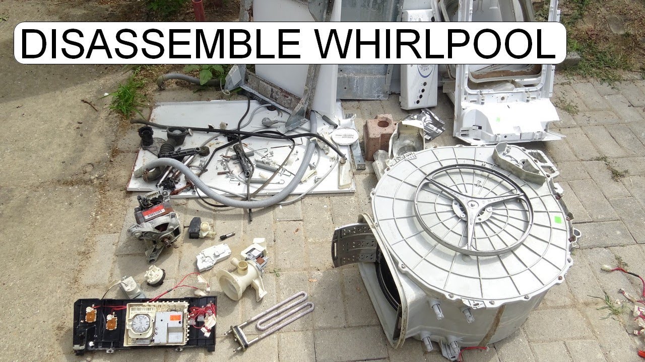 ⁣DISASSEMBLE WHIRPOOL AWT 5109 WASHING MACHINE TOPLOADER