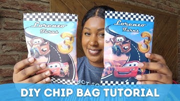 Easy Personalized Chip Bag Design and Assembly Tutorial | UPDATED TECHNIQUES