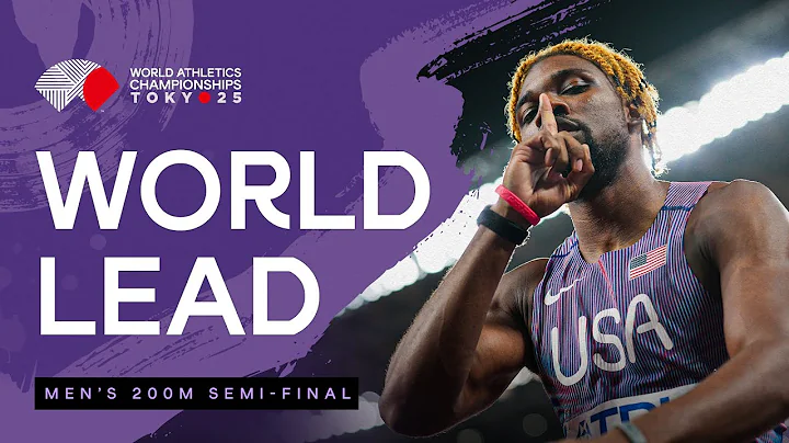 Lyles storms to 19.51 world lead in 200m semis | World Athletics Championships Tokyo 25