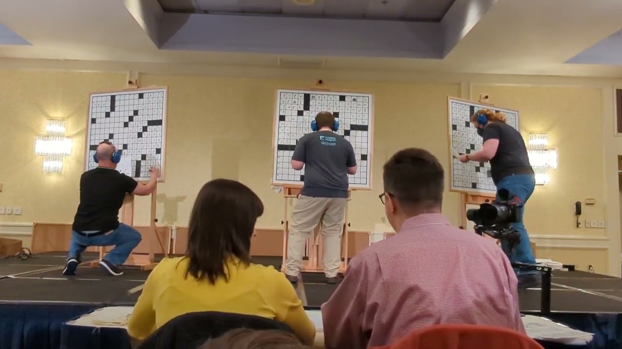 American Crossword Puzzle Tournament 2022 A Division Finals YouTube
