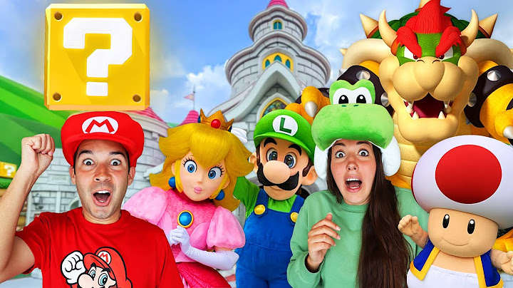 GIOCHIAMO A SUPER MARIO NELLA VITA REALE! *scappa da Bowser cattivo nel mondo di Super Mario*