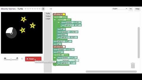 Blockly Games - Turtle - level 8