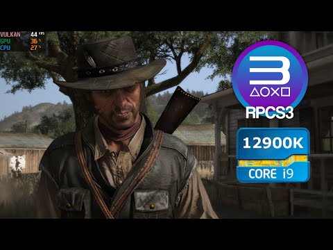 RPCS3 0.0.19-13009 | Red Dead Redemption FSR Scaling i9 12900K | PS3 Emulator Performance