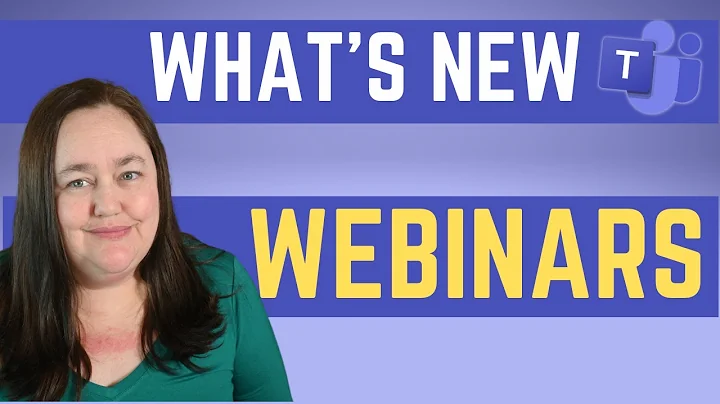 How to Use Microsoft Teams Webinars