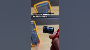 Measuring capacitors with a multimeter #multimeter