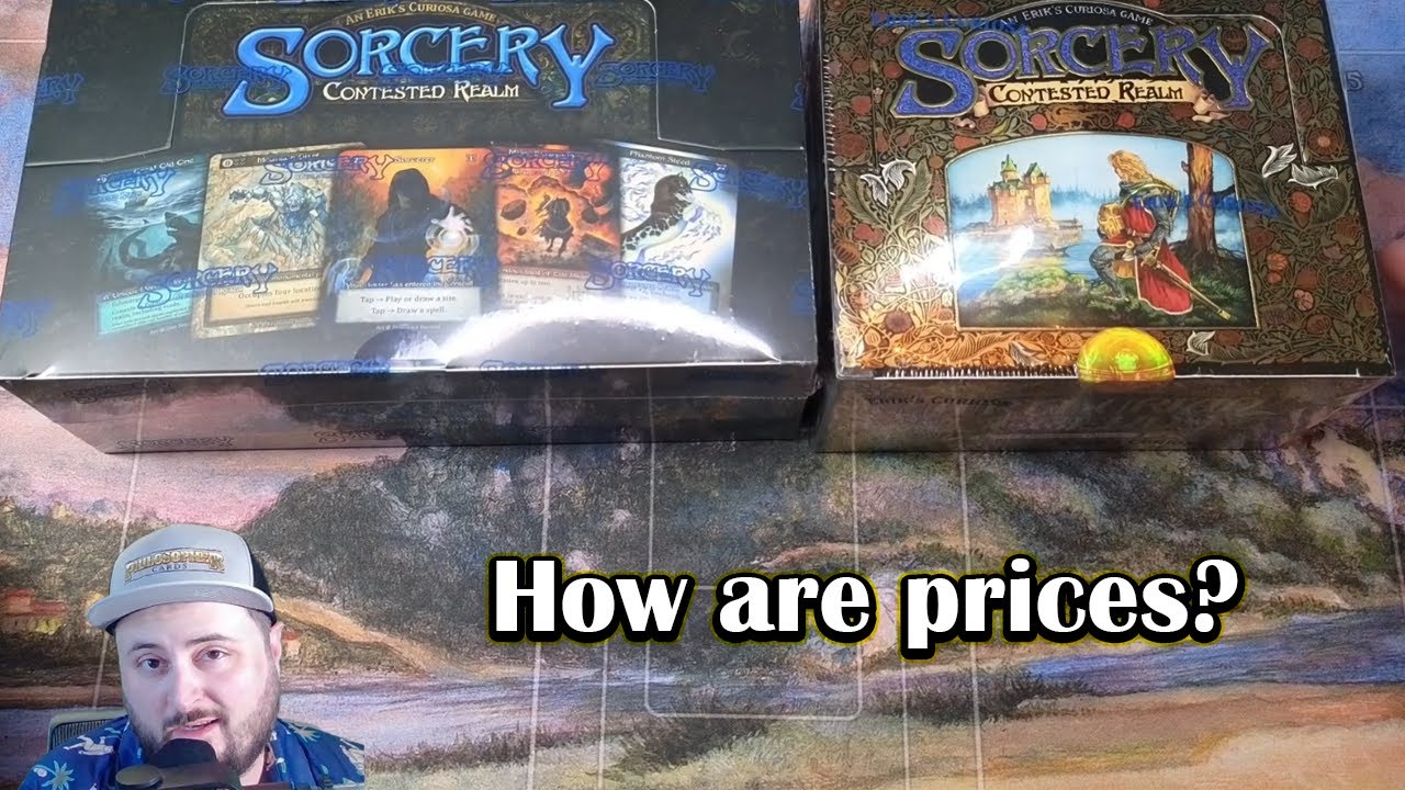 Sorcery Contested Realm - Beta wave 3 box opening - on screen prices