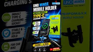 Best Mobile Holder with Inbuilt Type-C Charging Socket #bikeaccessories #mobileholder #bikemobile