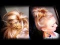 hair how to messy topknot bun
