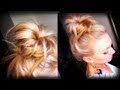 Hair How To: Messy Topknot Bun