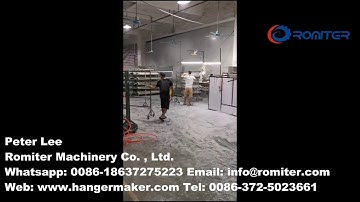 Automatic Hanger Flocking Machine with Auto Gluing Function