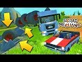 КОЛЁСА ВЫПАДАЮТ С ПРИЦЕПА ПРЯМО В ОБРЫВ! МУЛЬТИК в Scrap Mechanic