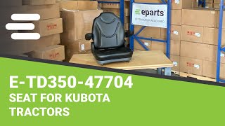 Review: Seat for L3560 Kubota Tractor | eparts.shop