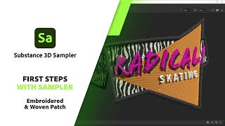 4. 【First Step Substance Sampler】 3Dワッペン作成