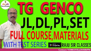 TG GENCO CHEMIST &amp; AE || JL,DL,PL ,AND SET || CHEMISTRY AND PHYSICS CLASSES ||MATERIALS |TEST SERIES