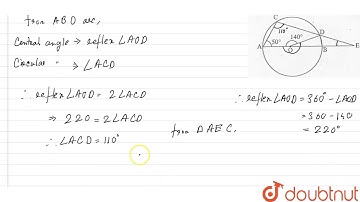 In the adjoining figure ,O is the center of the circle and AB is a diameter. If