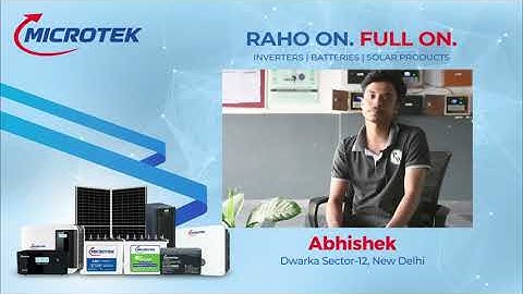 Microtek Online Ups | Raho on Full on | Customer Testimonial | Video #1