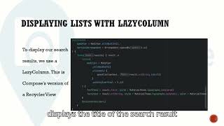 Android App Dev: Displaying Lists with Lazy Column