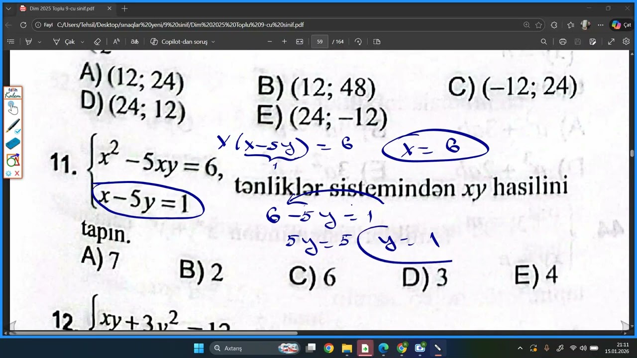 TƏNLİKLƏR SİSTEMİ  1-40   İZAH