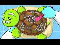 Mizu’s Shell Cleaning Care for a Turtle | ASMR Animation | Life in Shirakawa
