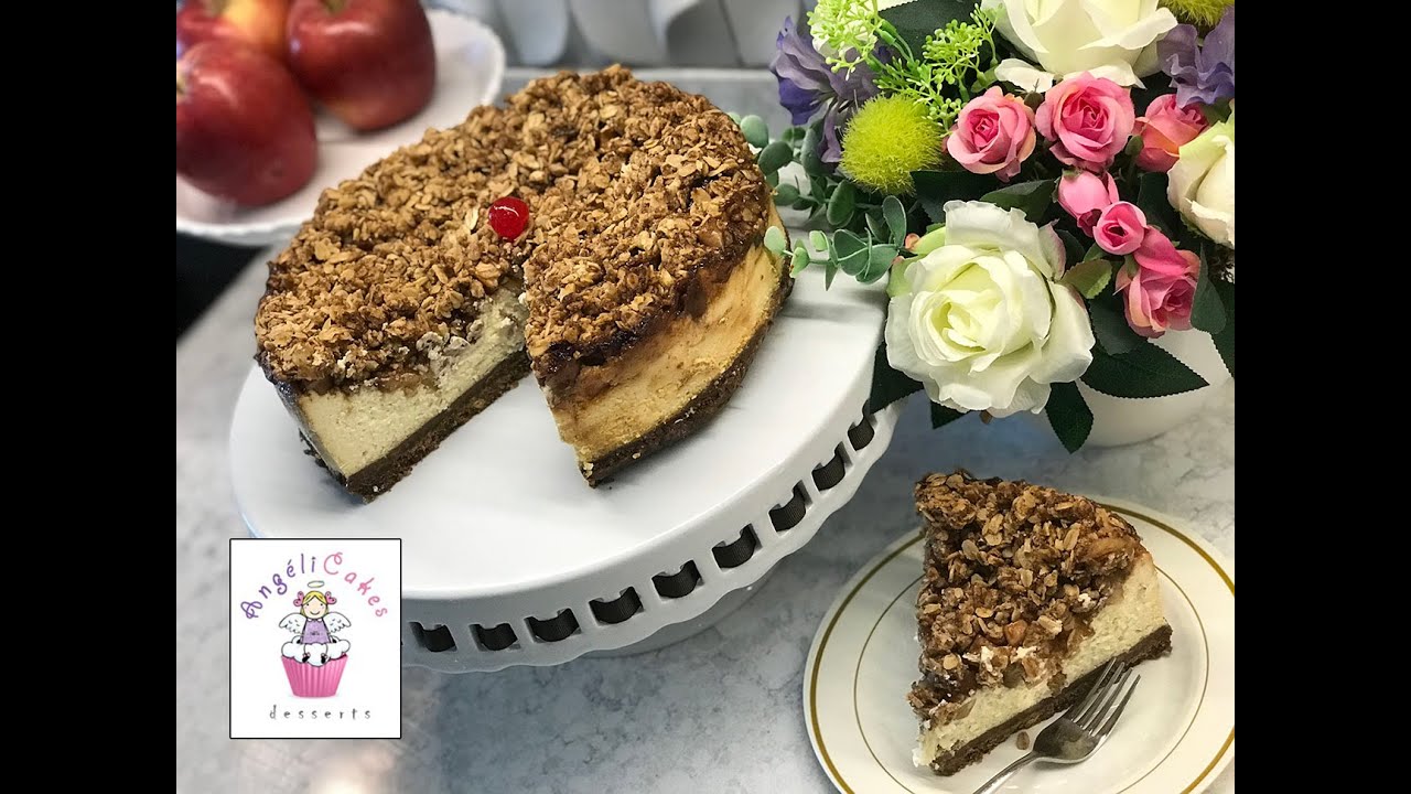 CHEESECAKE DE MANZANA CON CRUMBLE by ANGELICAKES.DESSERTS