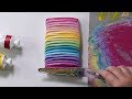 Thick Abstract Acrylic with Gel Gloss Medium Tutorial