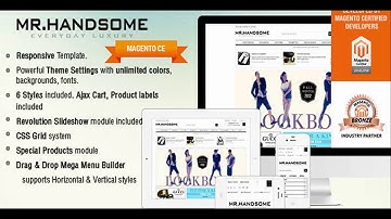 Responsive Magento Theme - Gala Mr.Handsome | Themeforest Website Templates and Themes