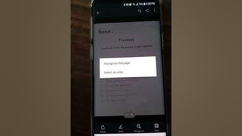 How to make a scanned document editable using CamScanner and Google Drive