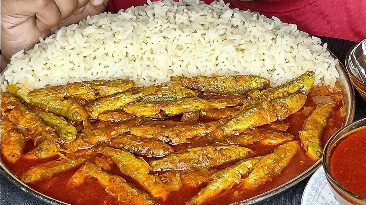 fish rice eating challenge fish rice eating asmr fish rice eating show ...