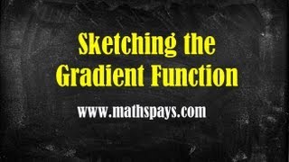 Sketching the Gradient Function
