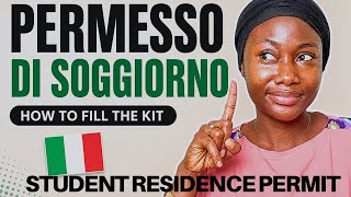 How to Fill the Permesso di Soggiorno Kit in Italy 🇮🇹 | Student Residence Permit Tutorial 2026