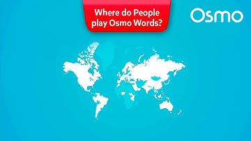 Where in the world do people play Osmo Words?