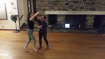 Salsa On2 Intermediate Turn Pattern Combo Partnerwork by Sergio and Sheena #104