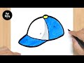 #352 How to Draw a Cap - Easy Drawing Tutorial