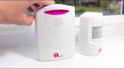 Wireless Driveway Motion Sensor Alarm Alert System Kit 1 Plug In 2 Sensors