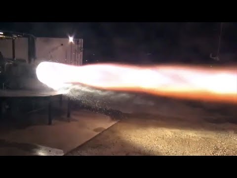 Raptor Rocket Engine Test, February 2019