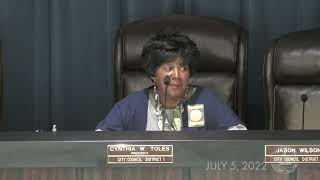 Gadsden City Council meeting 2022-07-05