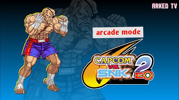 Sagat long play arcade mode capcom vs snk 2