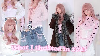 WHAT I THRIFTED In The Past Year (2023)