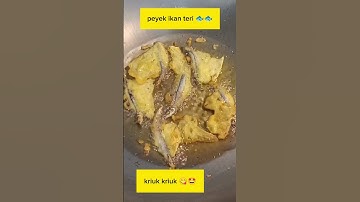 peyek ikan teri renyah#shorts