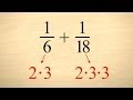 Understanding Least Common Denominator