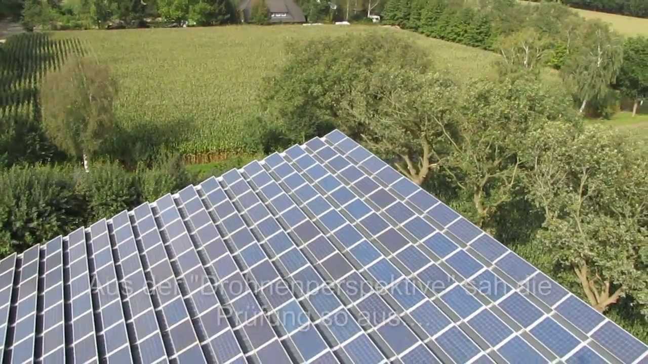 Überprüfung einer 90 kWp-PV-Anlage