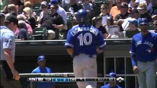 2012/07/08 Encarnacion's two-run blast